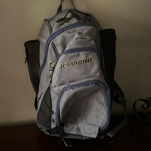 Grey DeMARINI baseball backpack. Great Condition.
